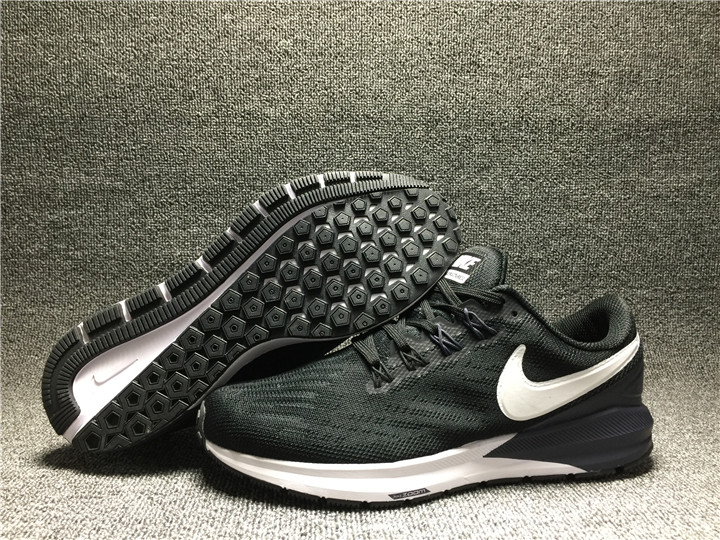 Nike Air Zoom Structure 22 Black White Shoes